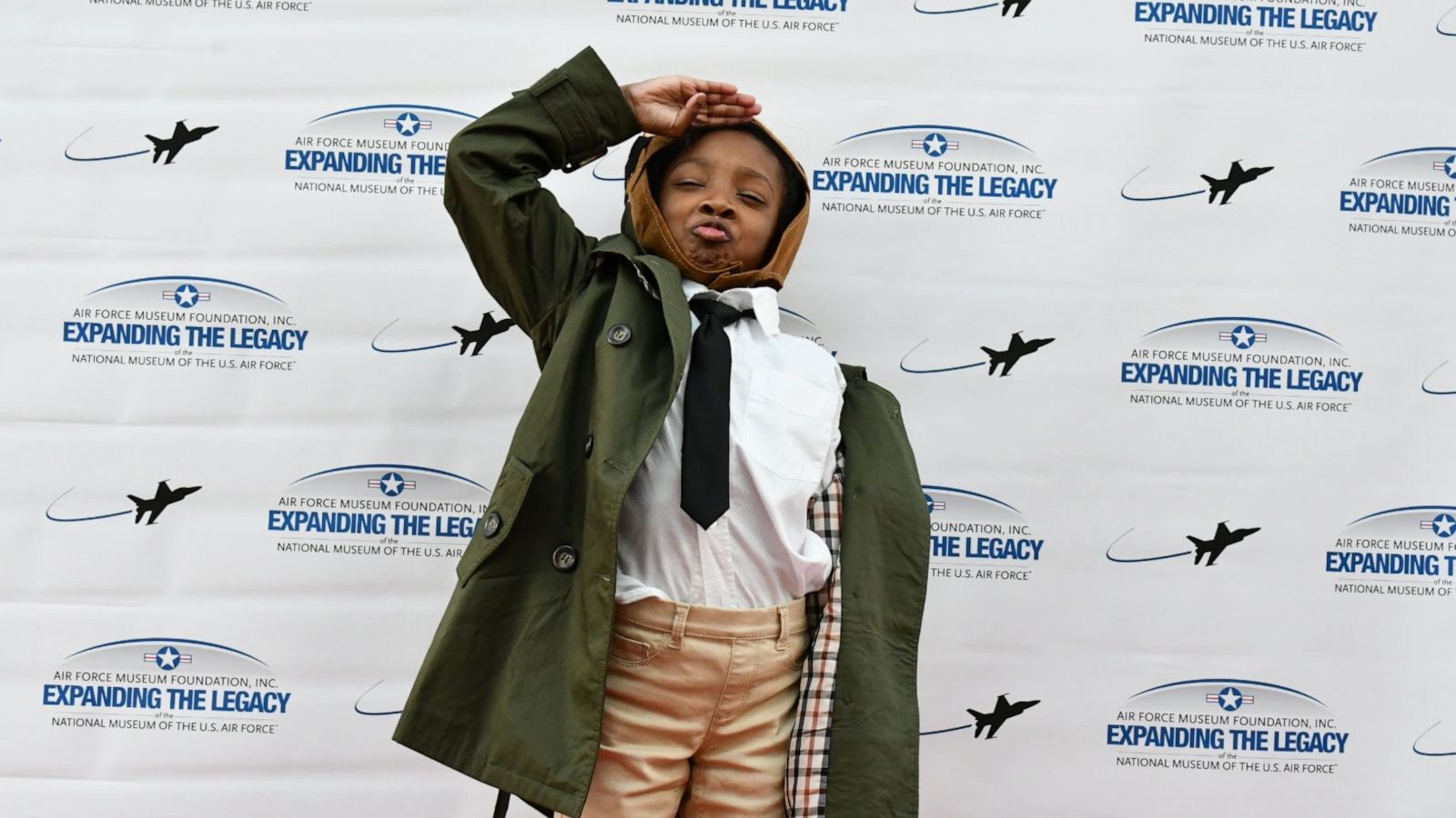 PHOTO: Noa Lewis at the National Museum of the USAF.