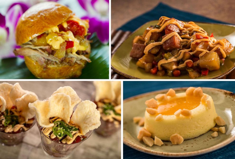 PHOTO: Original dishes made with the ingredients to highlight Hawaiian cuisine. 