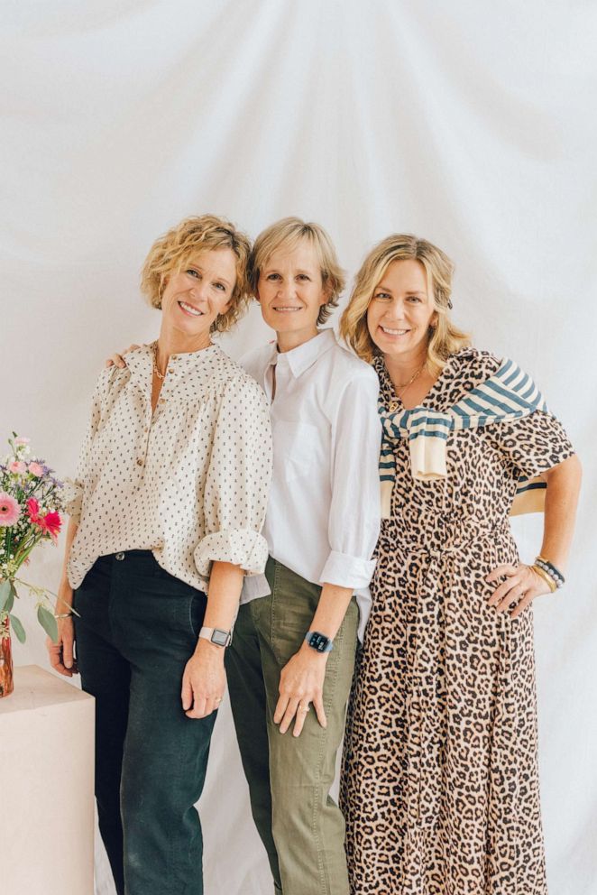PHOTO: Sisters Colette Callister, 55, Jennifer Anderson, 53, and Nicole Bruderer, 50, founded Utah-based swimwear brand Lime Ricki in 2007.