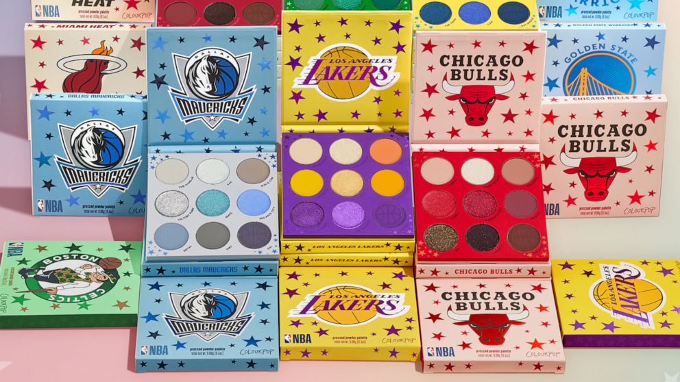 PHOTO: ColourPop teams up with the NBA to launch a one-of-a-kind cosmetics collection.