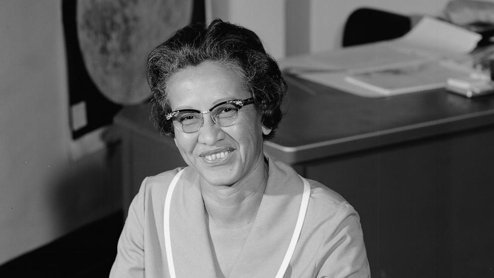 PHOTO: This photo provided by NASA shows mathematician Katherine Johnson in 1966. 