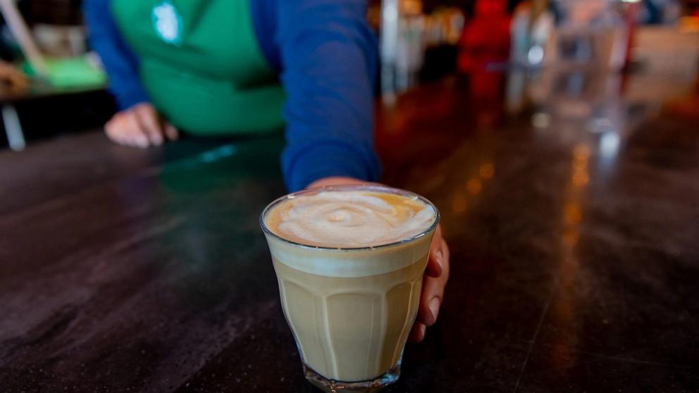 PHOTO: A cortado served at Starbucks.