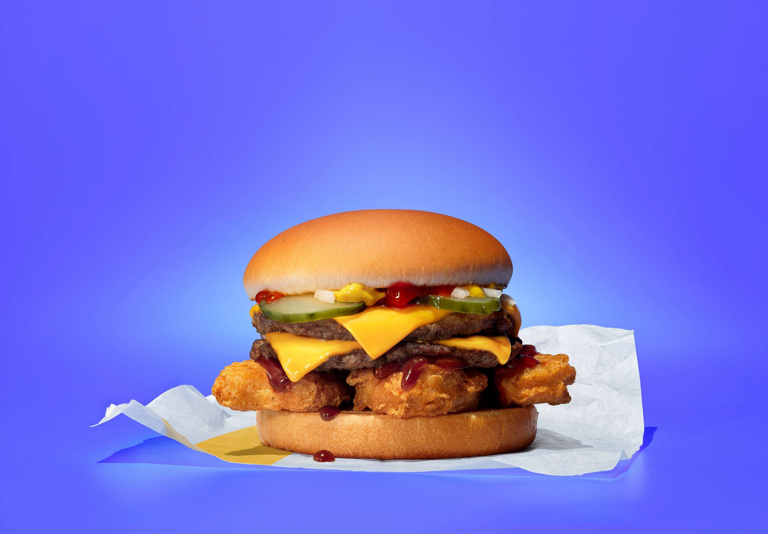 PHOTO: A "crunchy double" will now be on the menu at McDonald's.