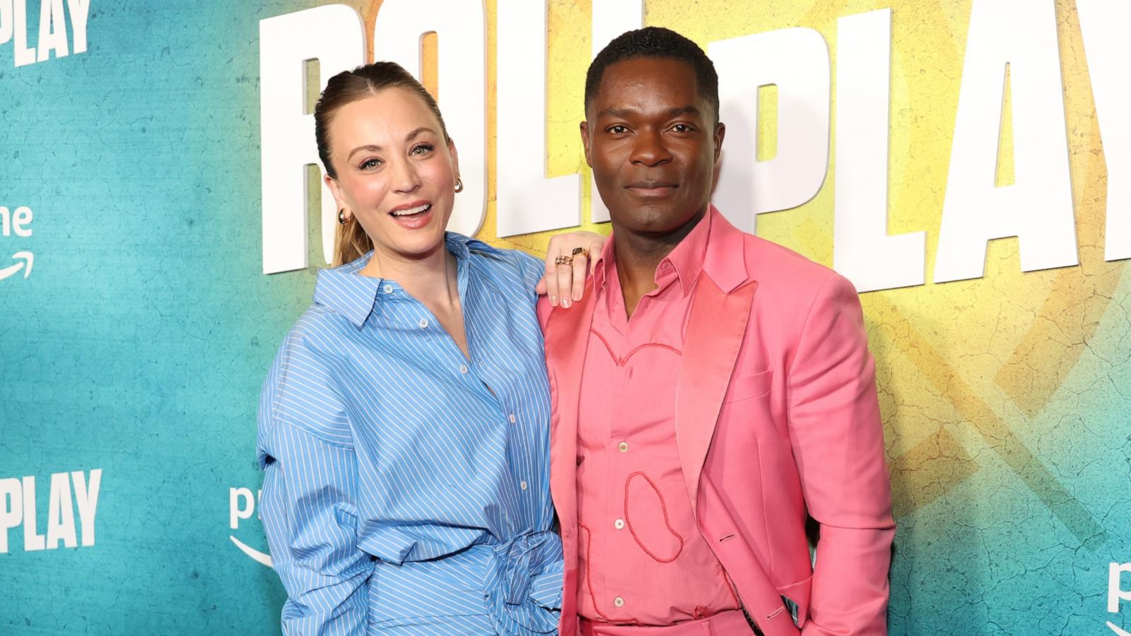 PHOTO: Kaley Cuoco and David Oyelowo attend the Los Angeles special screening of Prime's "Role Play," Jan. 11, 2024.