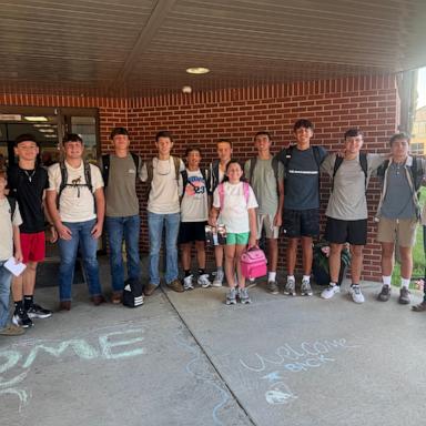 PHOTO: After Brady Curtwright's death, his best friend Gabe Gonzalez and 11 of their friends stepped in to take a back-to-school photo with his younger sister Nora.