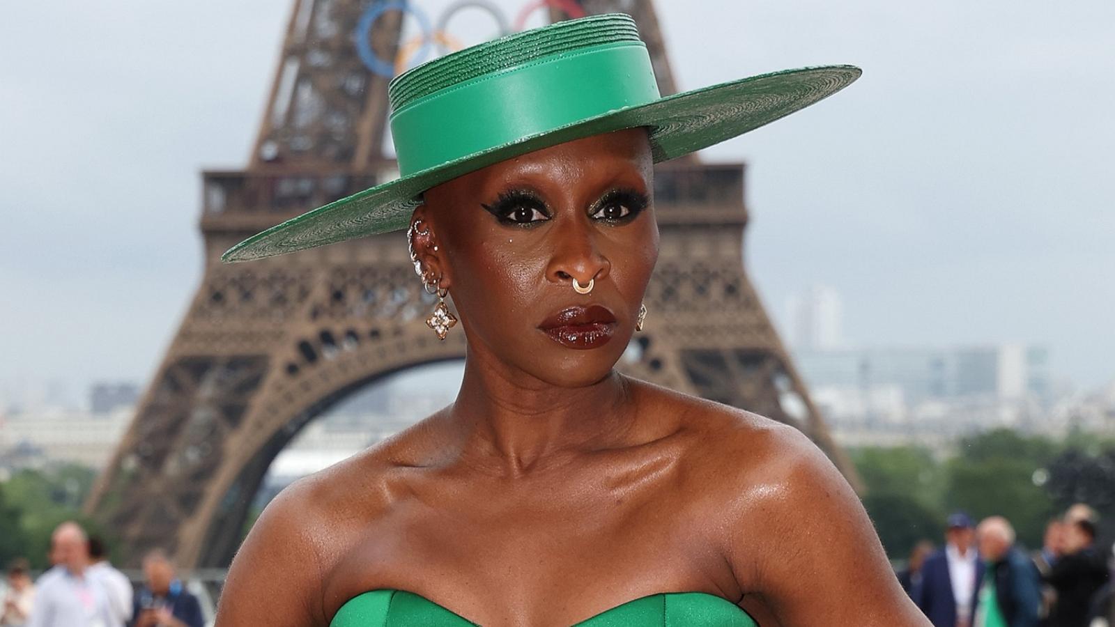 PHOTO: Cynthia Erivo attends the red carpet ahead of the opening ceremony of the Olympic Games Paris 2024, July 26, 2024, in Paris.