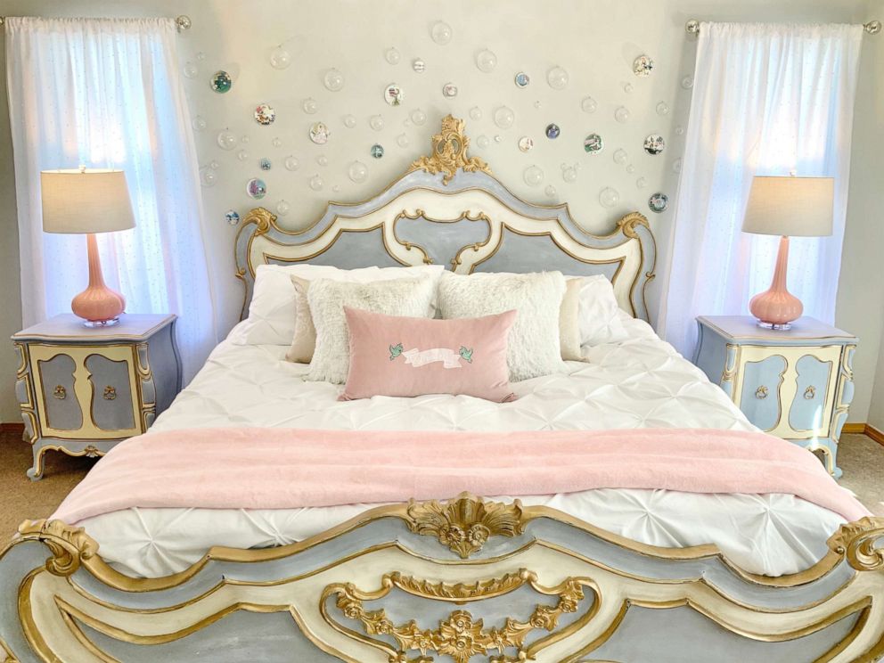 PHOTO: Kelsey Hermanson created a romantic and dreamy Cinderella inspired bedroom.