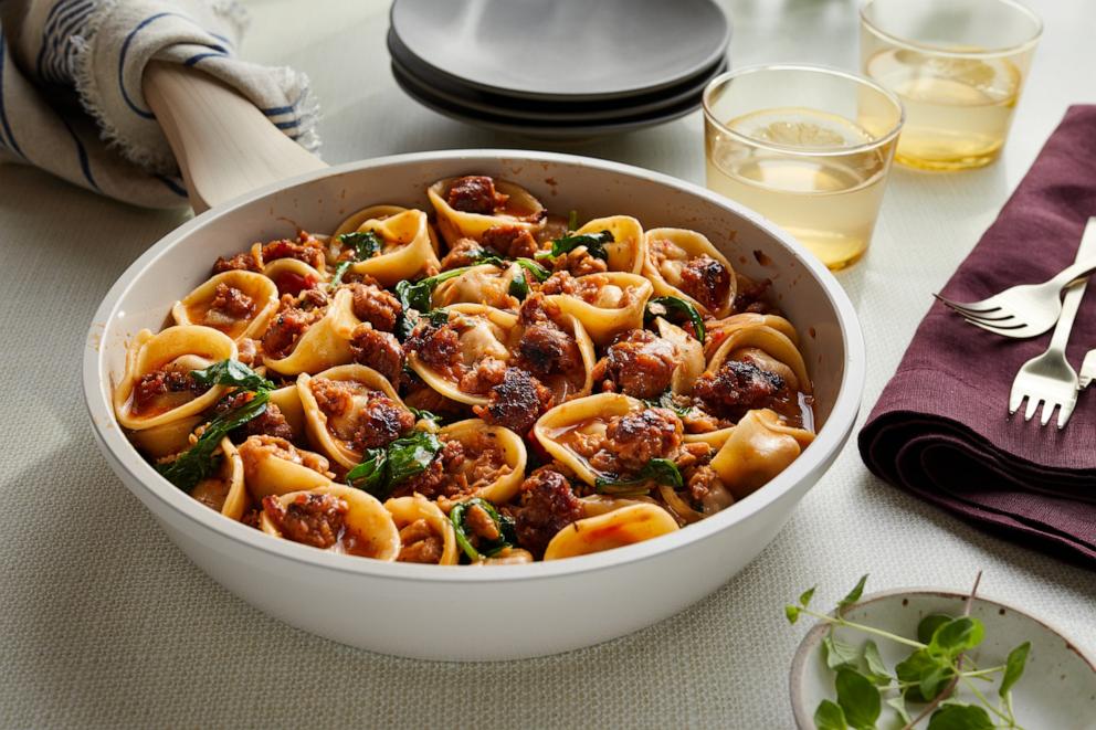 PHOTO: A bowl of Damian Lillard’s Beyond Sausage Tortellini.