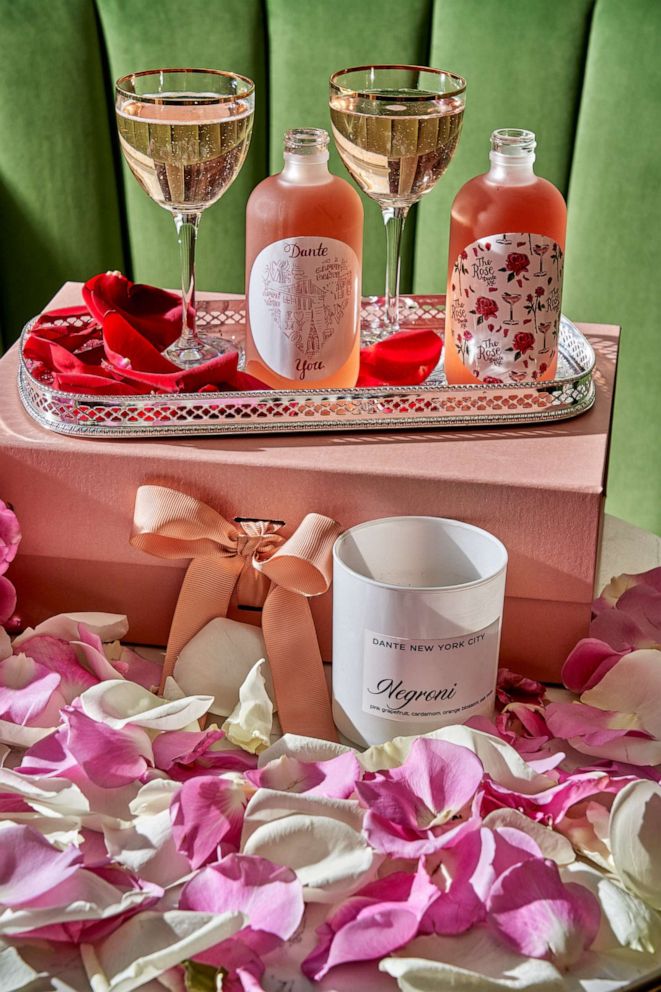 PHOTO: A Valentine's Day gift box from Dante that includes the two limited-edition cocktails.