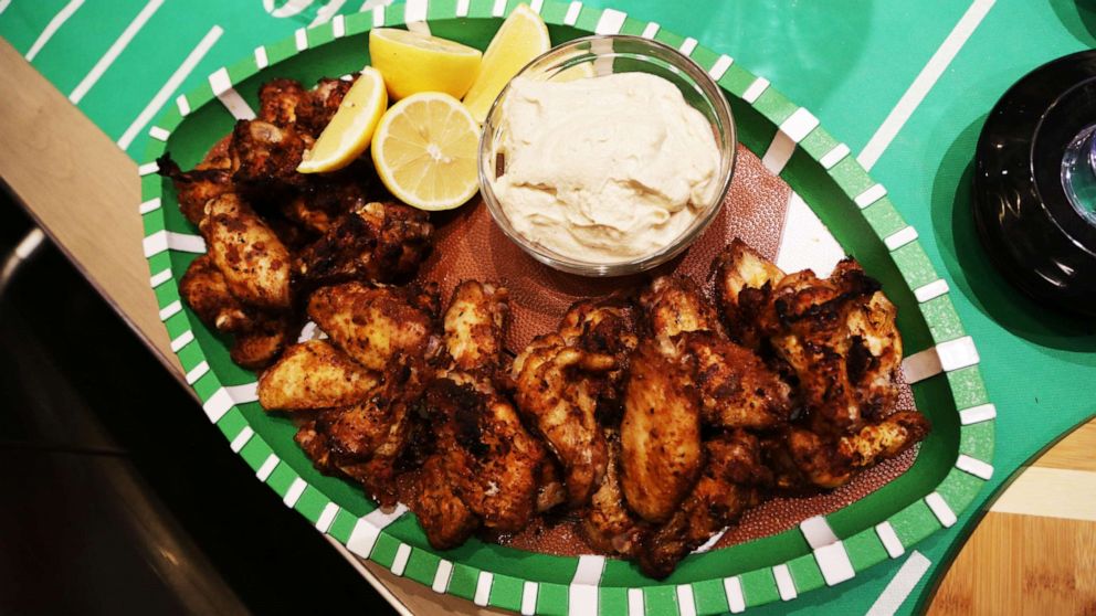 PHOTO: Dan Churchill's zesty chicken wings with maple cashew sauce.