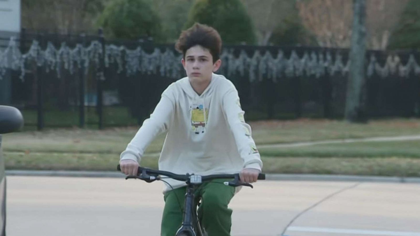 PHOTO: Daniel Casino, 13, pictured on his bike.