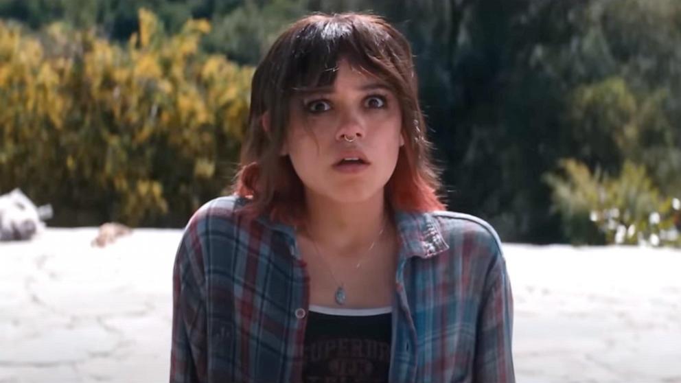 PHOTO: Jenna Ortega appears in this screen grab from the “Death of a Unicorn” trailer.