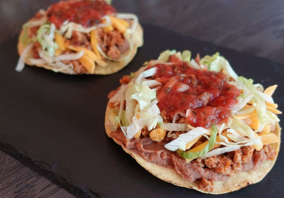 PHOTO: Ground turkey tostadas.