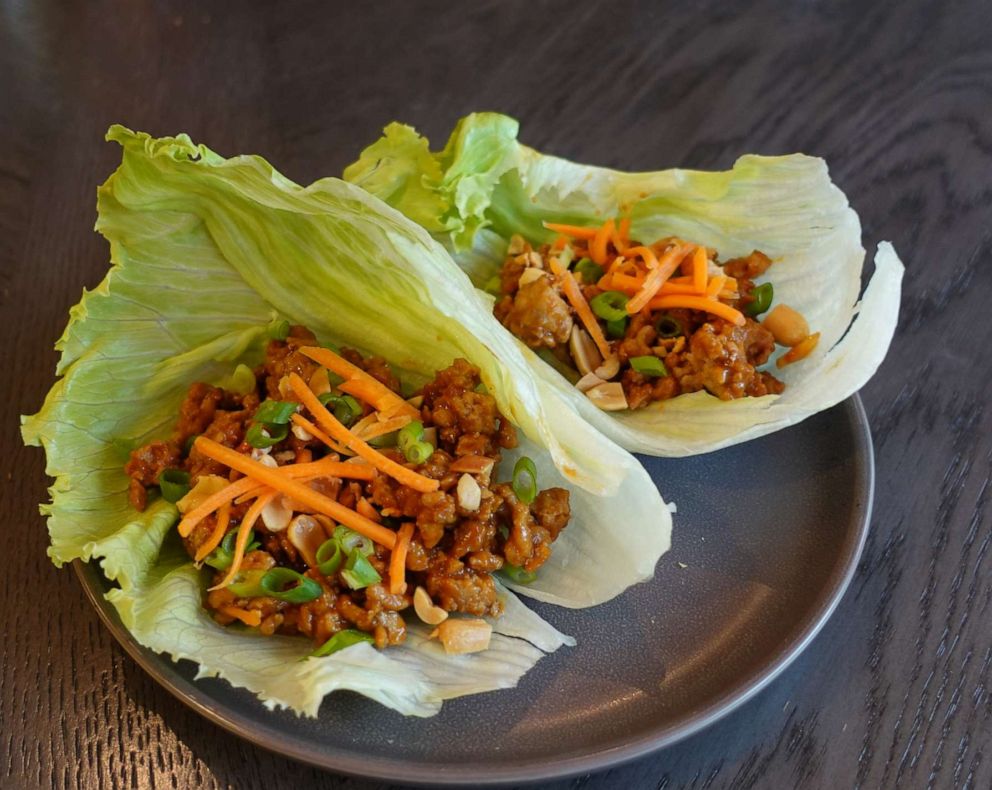 PHOTO: Ground turkey lettuce cups.