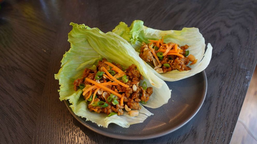 PHOTO: Ground turkey lettuce cups.