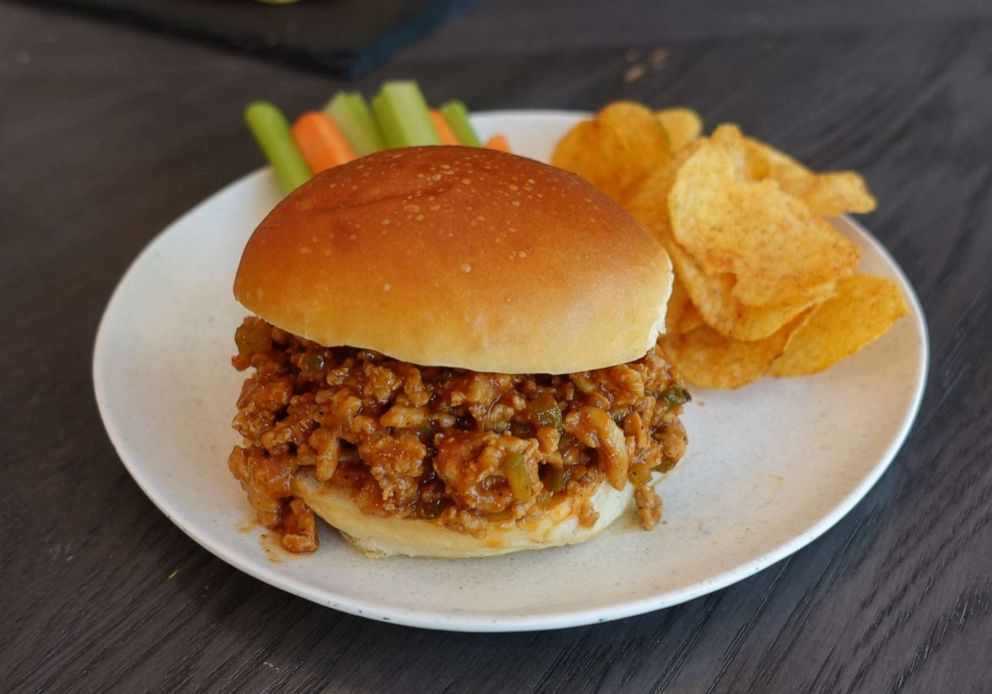 PHOTO: Ground turkey sloppy joes.