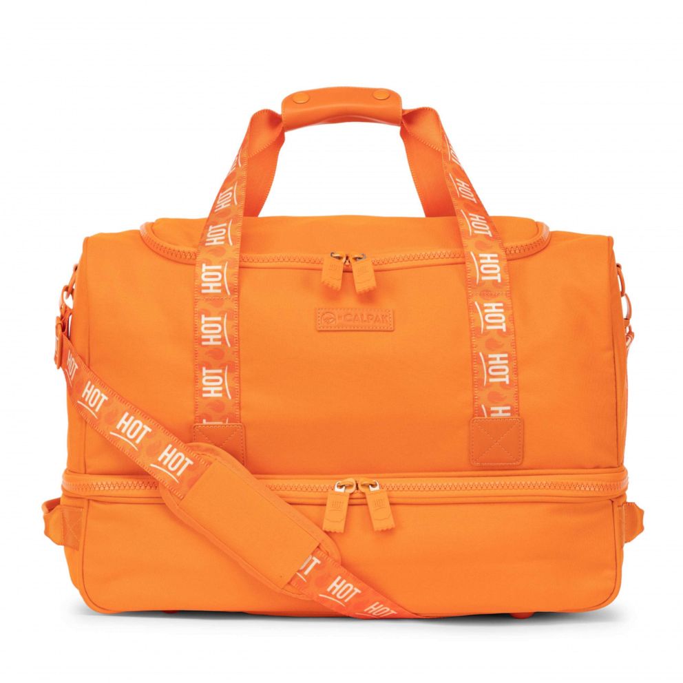 PHOTO: A duffle bag from the new CALPAK and Taco Bell collaboration.