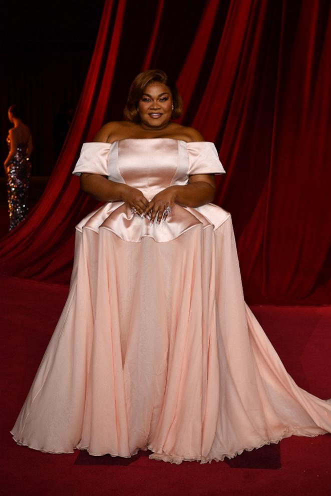 PHOTO: Da'Vine Joy Randolph arrives for the 4th Annual Academy Museum Gala at the Academy Museum of Motion Pictures in Los Angeles, Oct. 19, 2024. 