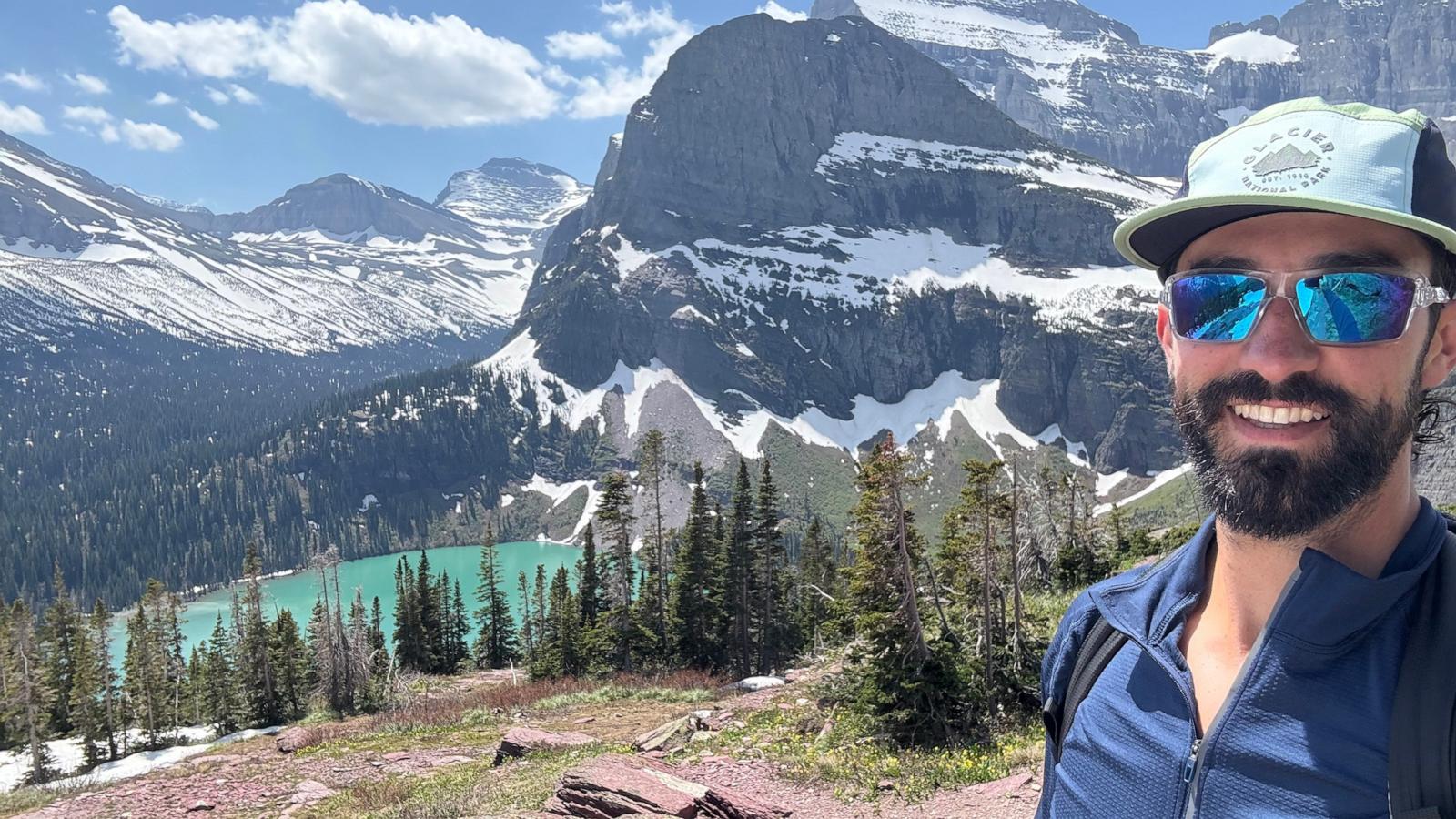 PHOTO: Daniel Crago spoke to ABC News after surviving a grizzly bear attack while on a hiking trip to Glacier National Park in Montana.