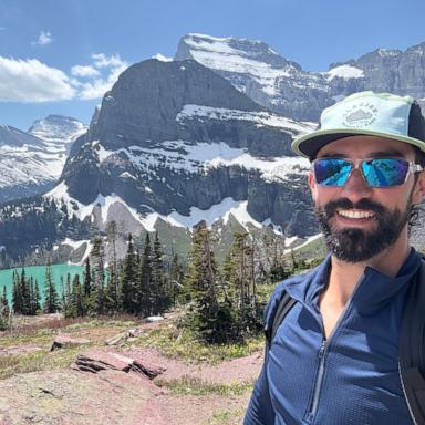PHOTO: Daniel Crago spoke to ABC News after surviving a grizzly bear attack while on a hiking trip to Glacier National Park in Montana.