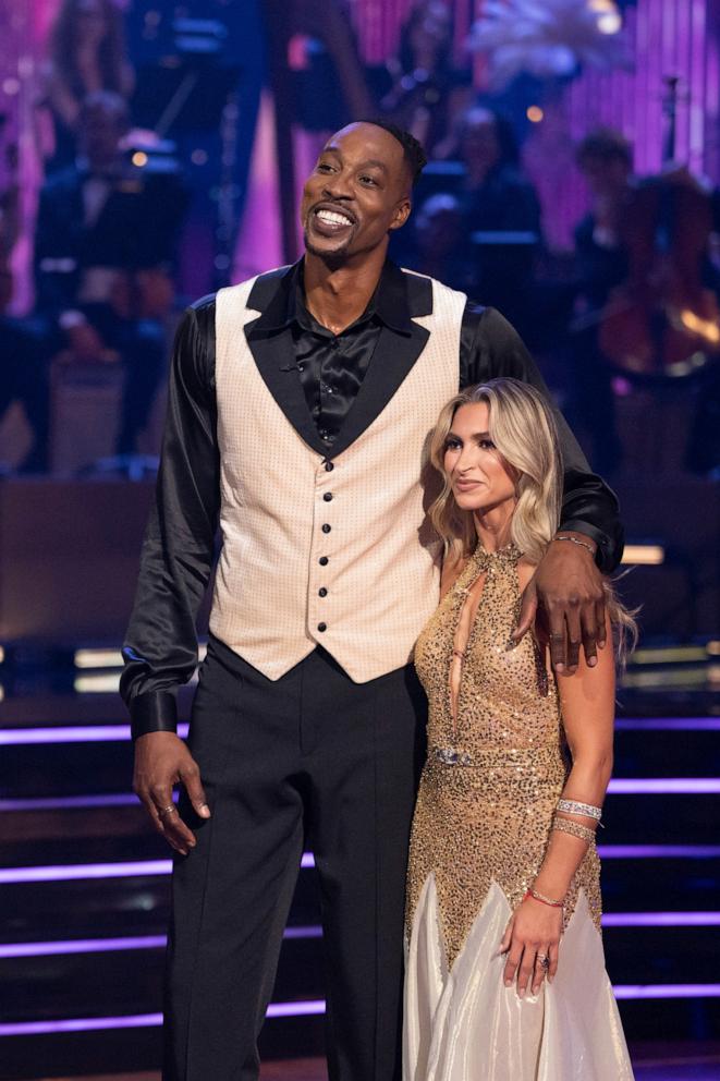 PHOTO: Daniella Karagach and Dwight Howard appear in "Episode 3302-Oscars Night" of "Dancing With the Stars," Sept. 24, 2024.