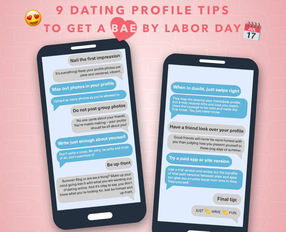 9 dating profile tips to get a bae by Labor Day | GMA