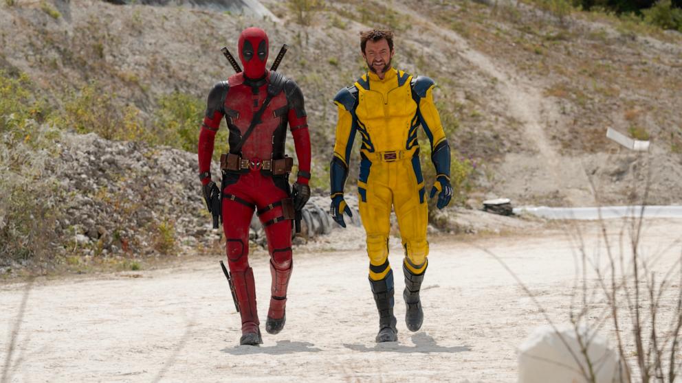 PHOTO: Ryan Reynolds as Deadpool/Wade Wilson and Hugh Jackman as Wolverine/Logan in "Deadpool & Wolverine."