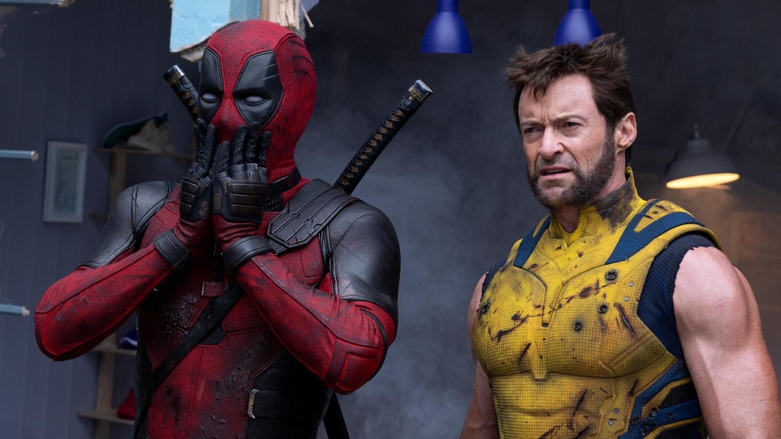 PHOTO: Ryan Reynolds as Deadpool/Wade Wilson and Hugh Jackman as Wolverine/Logan in "Deadpool & Wolverine."