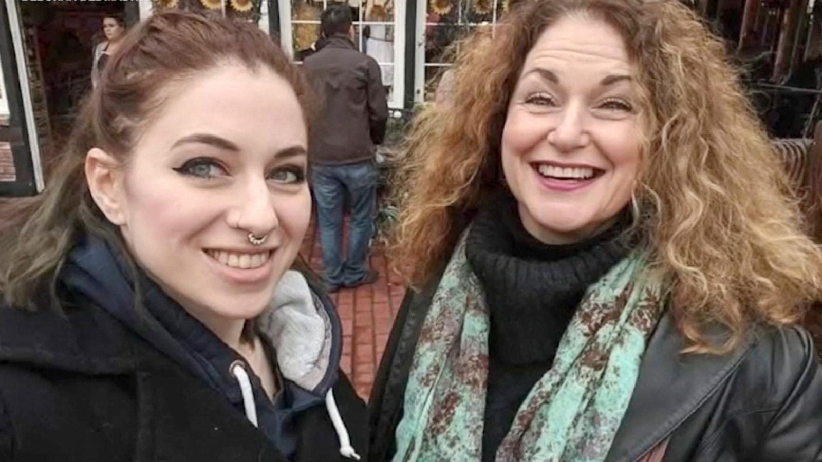PHOTO: Deborah Del Mastro pictured with her daughter Sarah Donalds lost over $5,000 in an AI-generated kidnap scam.