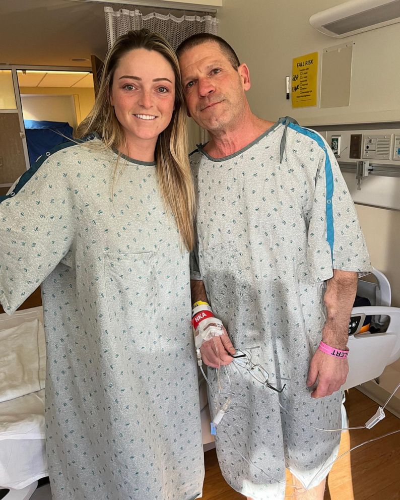 PHOTO: Delayne Ivanowski, of Missouri, surprised her father John Ivanowski by becoming his kidney donor.