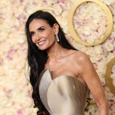 PHOTO: Demi Moore attends the 82nd Annual Golden Globe Awards, Jan. 5, 2025, in Beverly Hills, Calif.