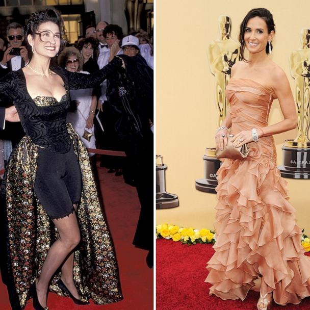 Demi Moore's best Oscars looks throughout the years