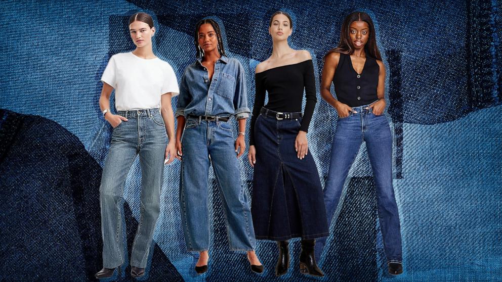 PHOTO: Shop trending jeans and other denim staples for fall