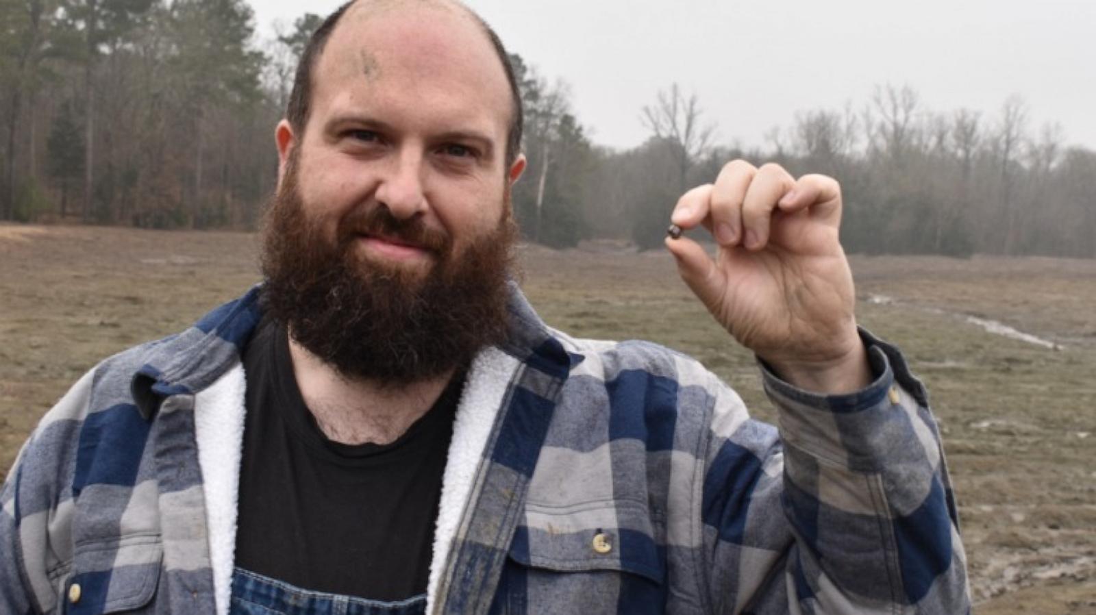 PHOTO: Visitor from France finds 7.46-carat diamond at Crater of Diamonds State Park.