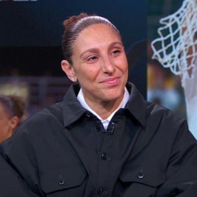 PHOTO: Diana Taurasi talks about her WNBA retirement decision, Feb. 26, 2025, on "Good Morning America."