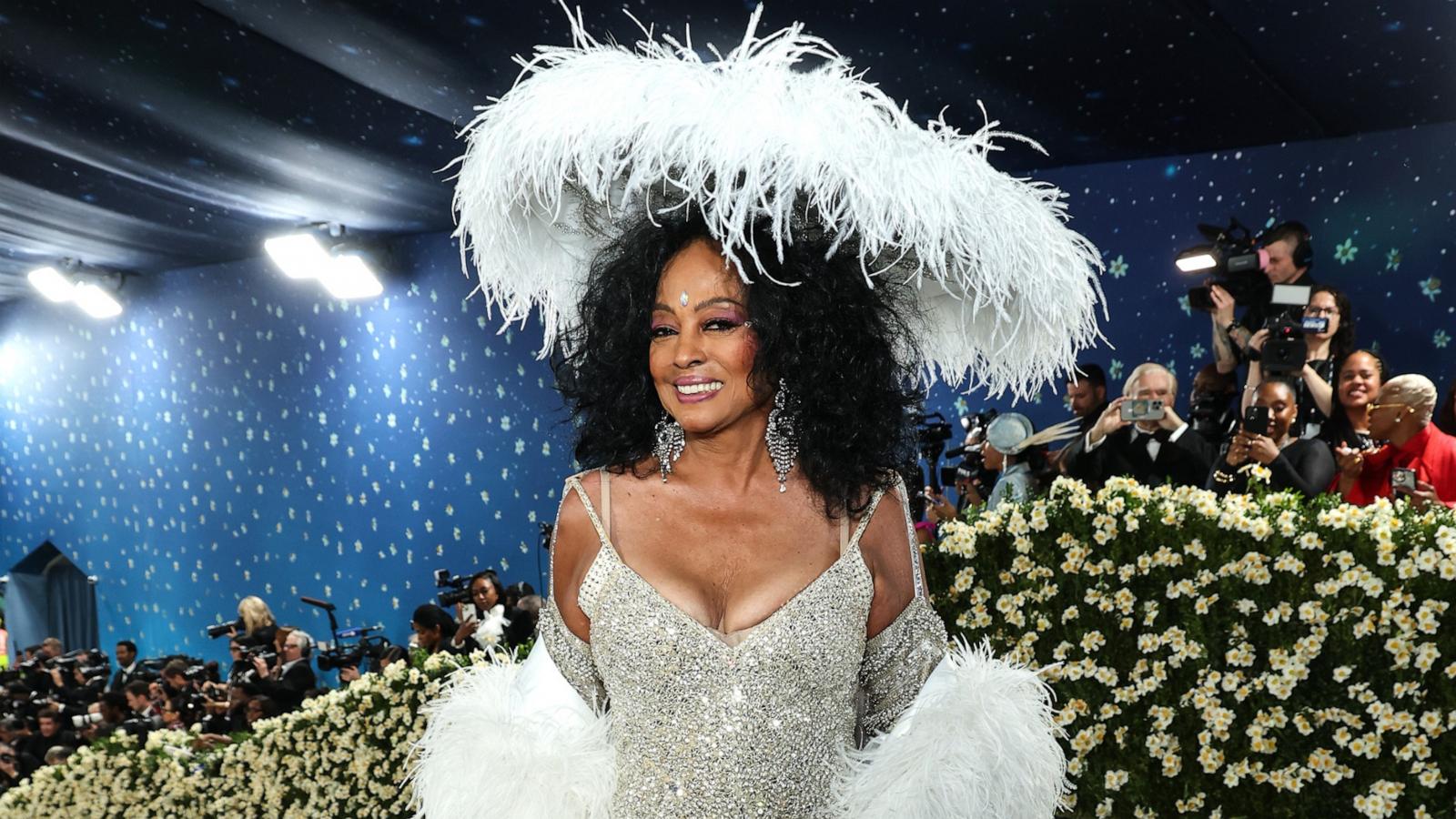 Diana Ross attends the 2025 Met Gala Celebrating "Superfine: Tailoring Black Style" on May 05, 2025 in New York City.
