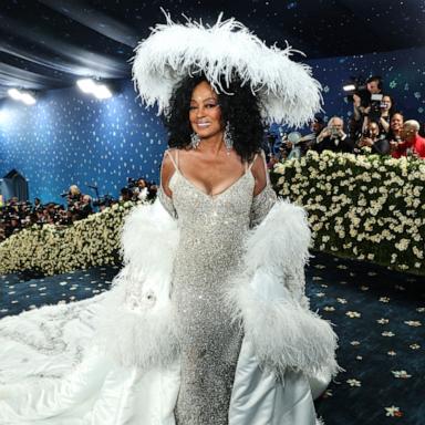 Diana Ross attends the 2025 Met Gala Celebrating "Superfine: Tailoring Black Style" on May 05, 2025 in New York City. 