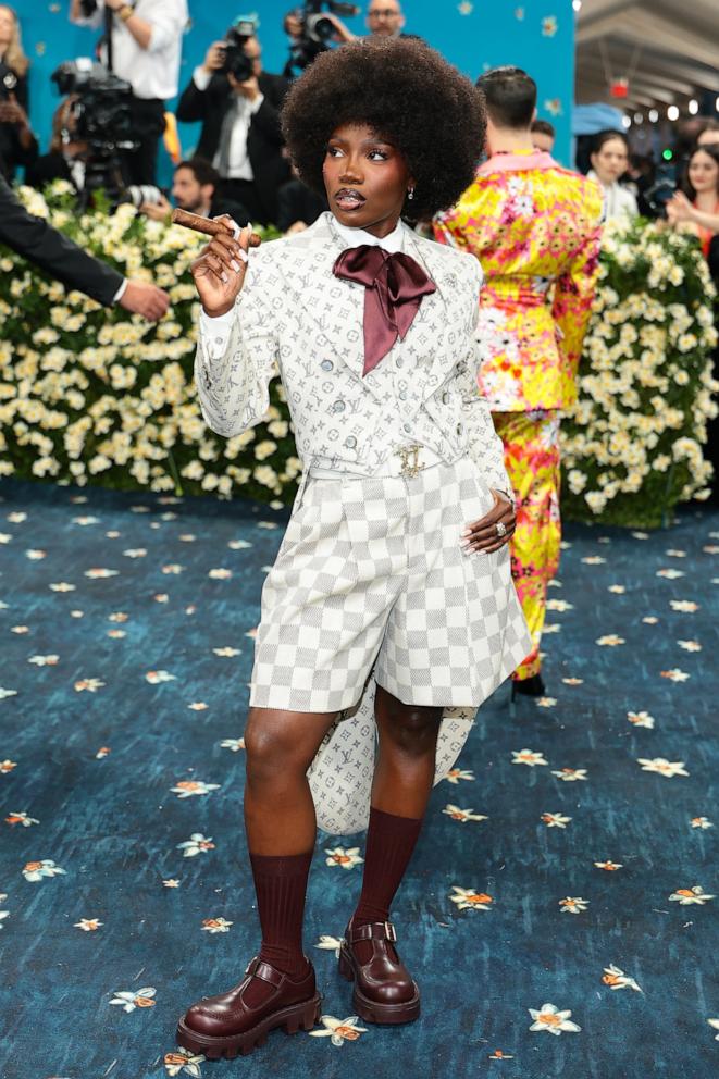 Doechii attends the 2025 Met Gala Celebrating "Superfine: Tailoring Black Style" on May 05, 2025 in New York City.