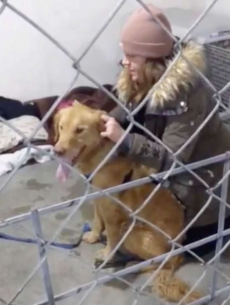 PHOTO: Kate Olson with her dog Walter.