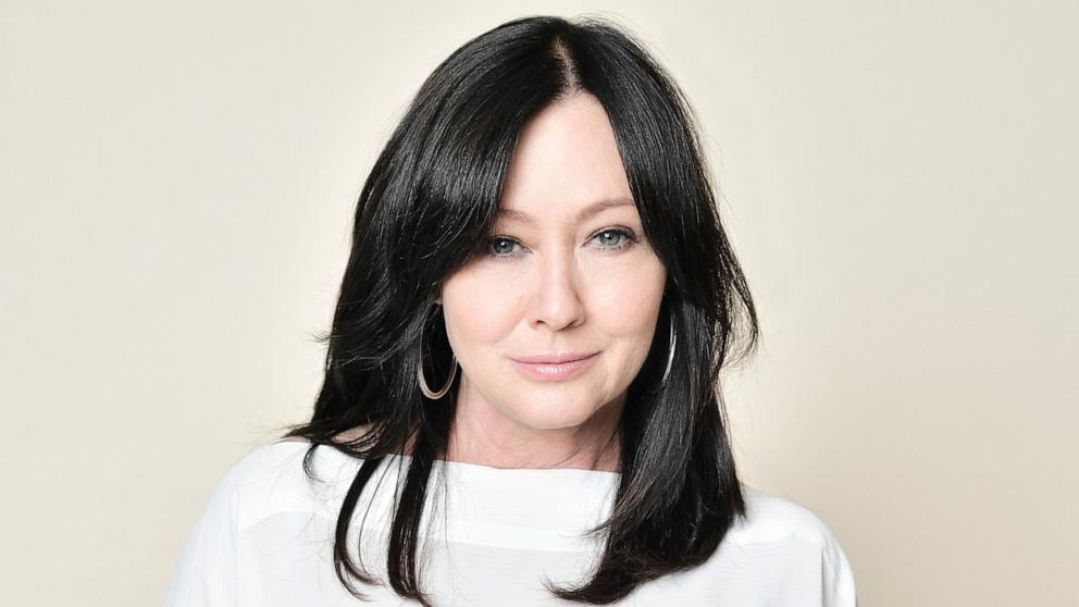 PHOTO: Shannen Doherty poses for a portrait in the Getty Images & People Magazine Portrait Studio at Hallmark Channel and American Humanes 2019 Hero Dog Awards, Oct. 5, 2019, in Beverly Hills.
