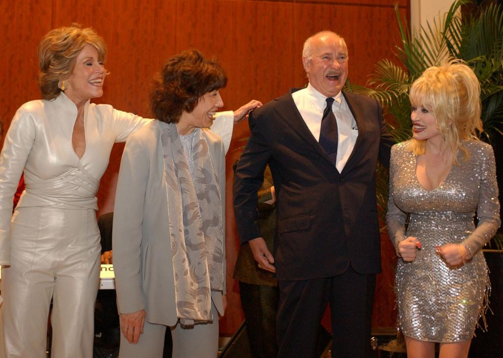 PHOTO: Jane Fonda, Lily Tomlin, Dabney Coleman and Dolly Parton, June 9, 2003.