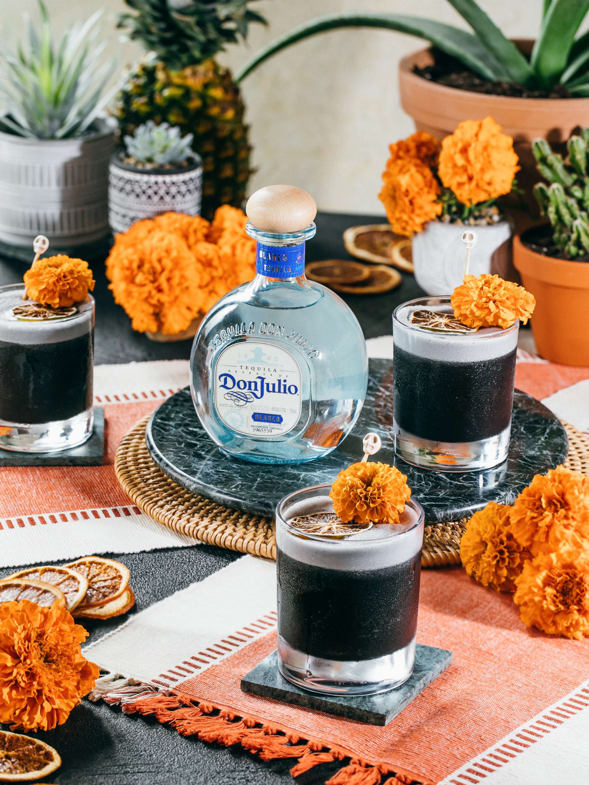 PHOTO: A Dia de los Muertos inspired tequila cocktail.