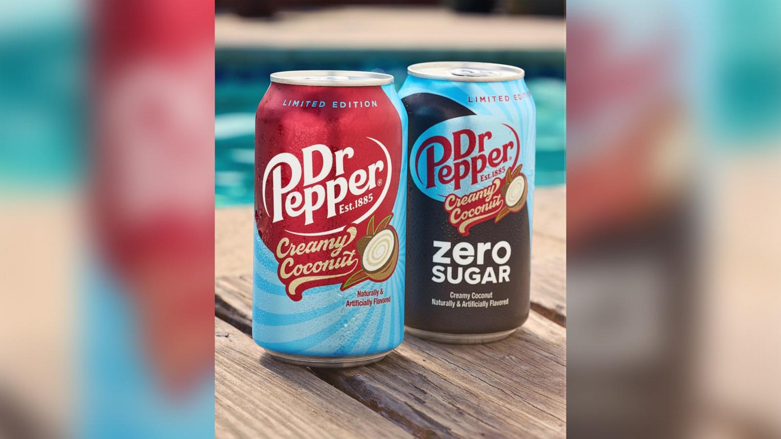 PHOTO: Dr. Pepper announced brand-new coconut flavors hitting stores in May.