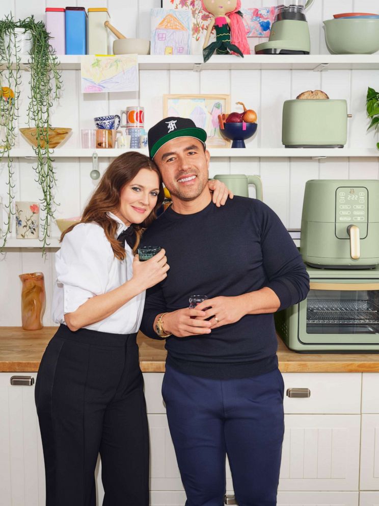 Drew Barrymore's New 'Beautiful Kitchenware' Debuts With Sage