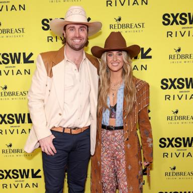 Duck Hodges and Lainey Wilson attend the Lainey Wilson: Keepin' Country Cool SXSW Premiere on March 17, 2026 in Austin, Texas. 
