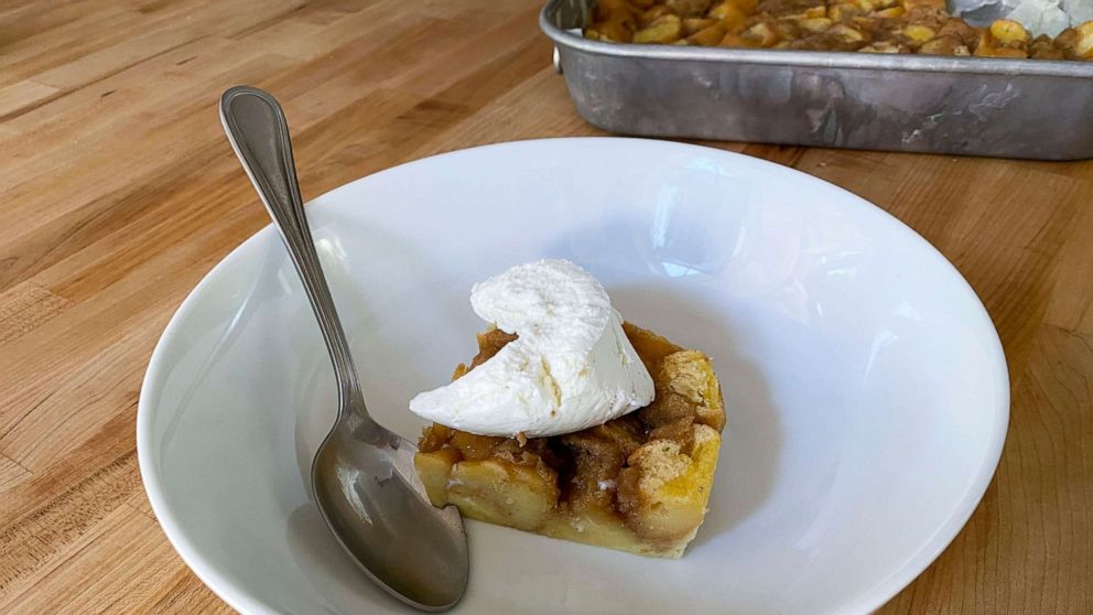 Duff Goldman's cake doughnut bread pudding.