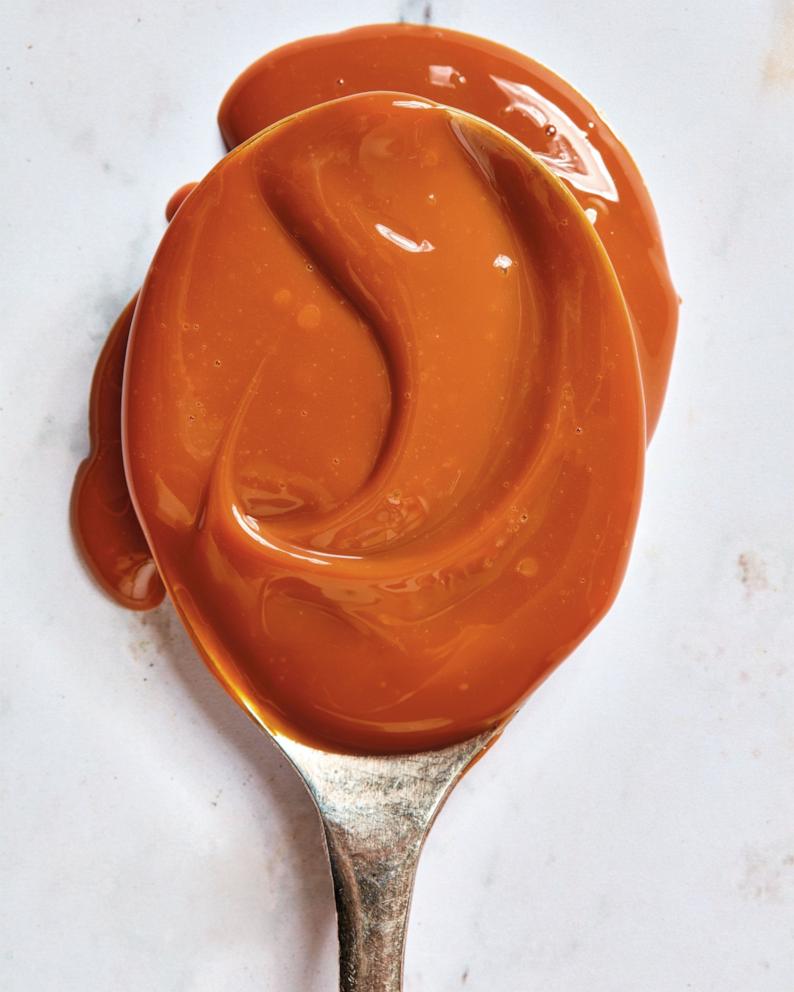 PHOTO: A spoon of homemade dulce de leche from Bryan Ford's new cookbook.