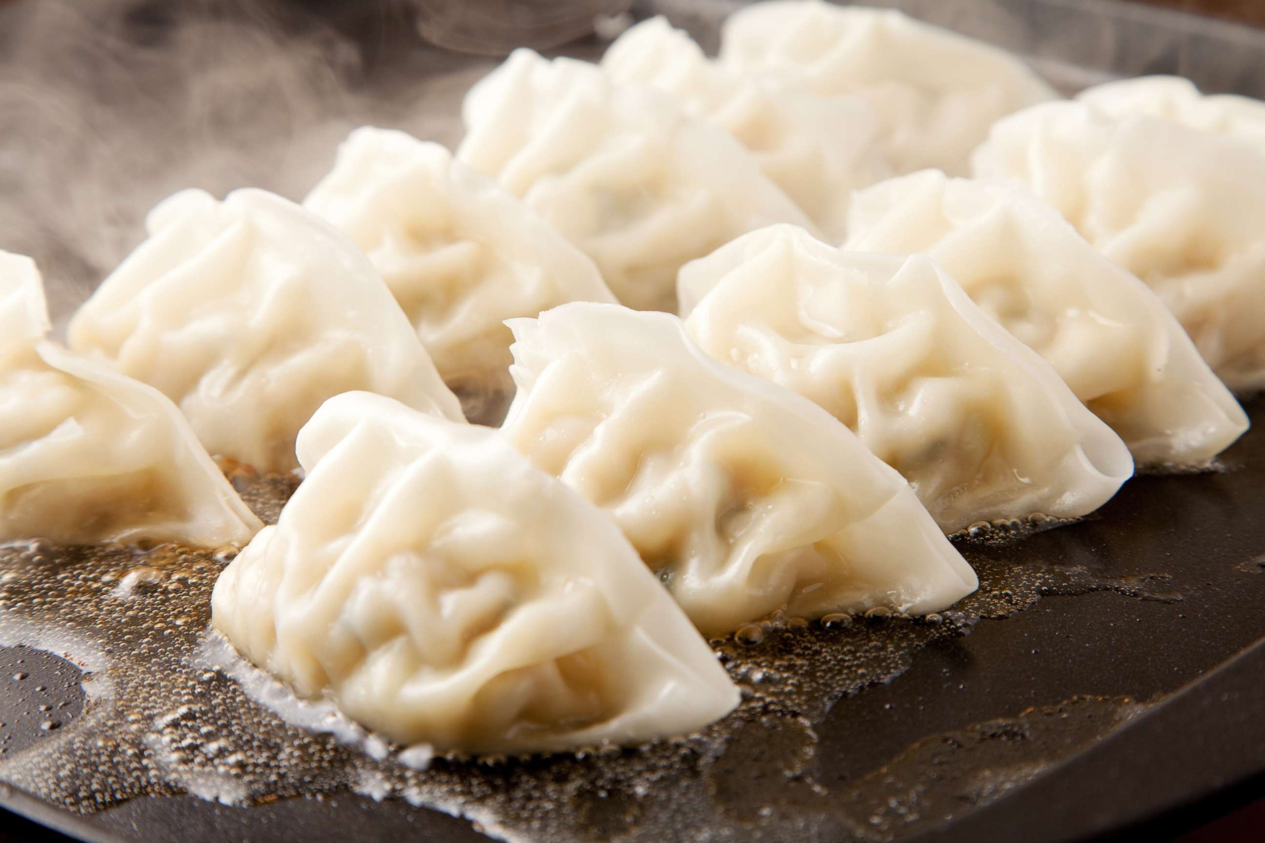 PHOTO:Freshly steamed dumplings.