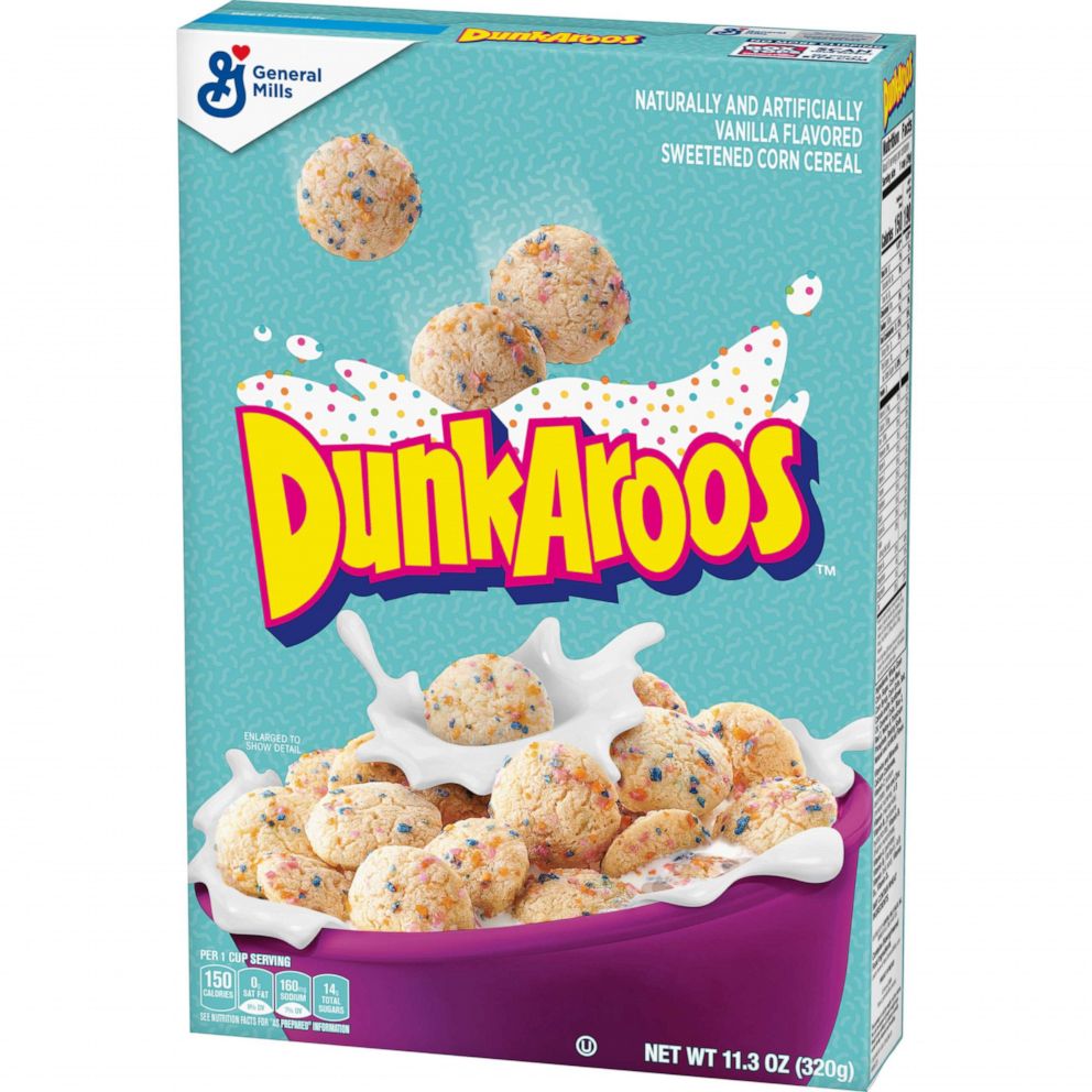PHOTO: Dunkaroos Cereal brings vanilla frosting flavored-cookie cereal together with sweet and crunchy rainbow sprinkles.