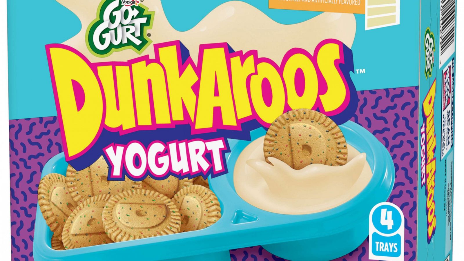 PHOTO: Dunkaroos and Go-Gurt have created a sweet new Yoplait yogurt and cookie snack.